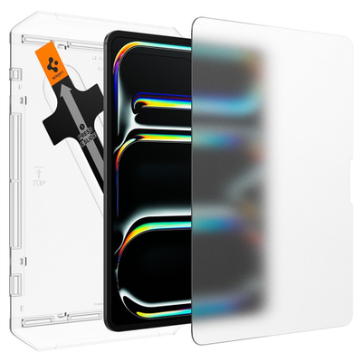 Mbrojtës ekrani Spigen Paper Touch EZ Fit, për iPad Pro 13" 2024, xham i kalit, matte