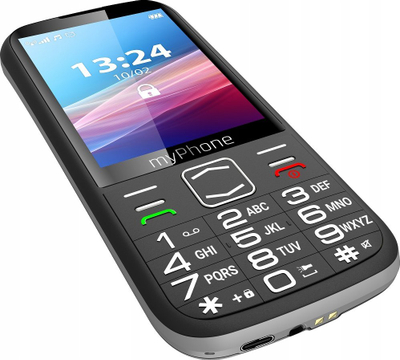 Телефон myPhone Halo 4 LTE, 2.4\", Dual SIM, црн