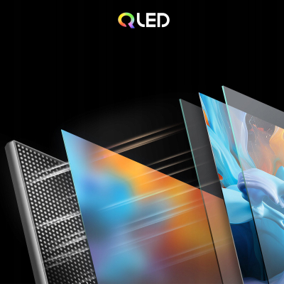 Телевизор CHiQ U55QST, 55\" QLED 4K, Google TV, црн
