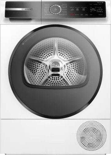 Tharëse rrobash me pompë nxehtësie Bosch Series 8 WQB245B40, 9 kg, A+++, e bardhë