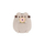 Lodër pelushi Pusheen ulur me donut, 10 cm, gri