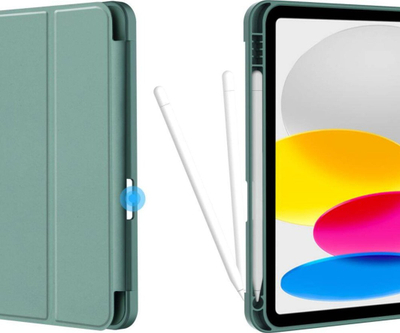 Навлака за таблет Tech-Protect SC Pen за iPad 10.9" 2022, силикон, сива