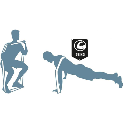 Bandë rezistence Umbro Power Band, 35 kg, 208x4.5x2 cm, e zezë