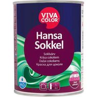 Bojë fasade Viva Color Hansa Sokkel, bazë uji, 0.9L, e bardhë