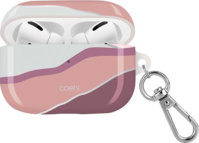 Kasë Uniq Coehl Ciel për AirPods Pro, e bardhë / rozë