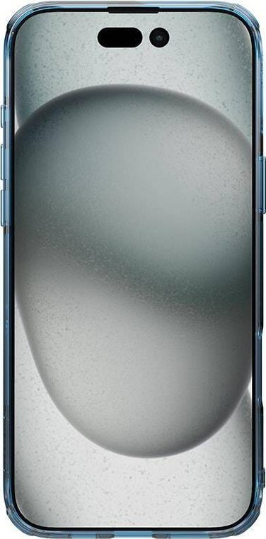 Kapak telefoni Nillkin Nature Pro për iPhone 16 Pro Max, TPU i butë, kapak i pasmë i tejdukshëm, blu transparente