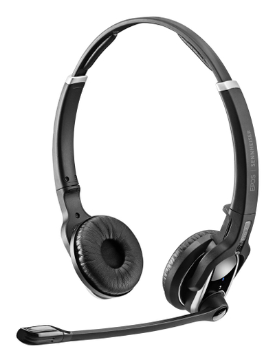 Kufje wireless EPOS | SENNHEISER IMPACT DW Pro 2 PHONE, 12 orë, të zeza/argjendtë