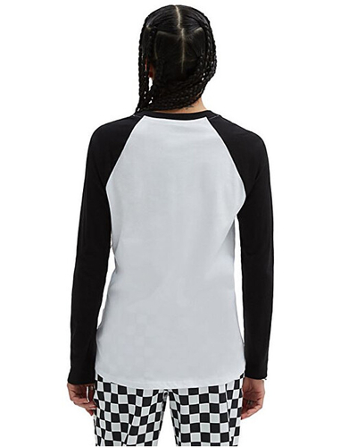 Bluzë për femra Vans Regular Fit, e zezë/bardhë