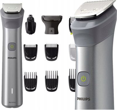Trimer multifunksional Philips Series 5000 MG5930/15, 11‑në‑1, pa tela, gri