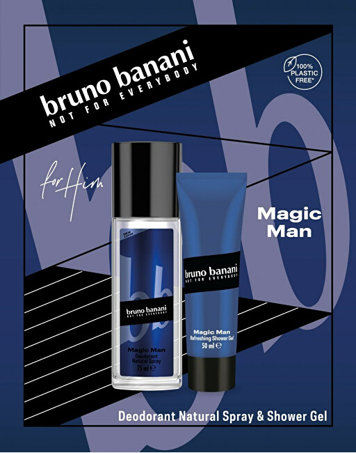 Set për trup Bruno Banani Magic Man, deodorant 75 ml + xhel dushi 50 ml