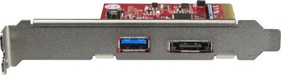 Kartë zgjerimi StarTech PCIe, 2 porta USB 3.1 10Gbps edhe eSATA