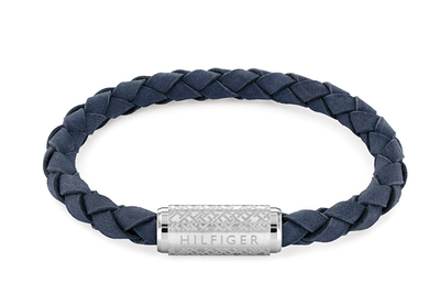 Tommy Hilfiger Navy Leather Машка Нараквица