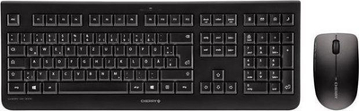 Set tastiere dhe miu CHERRY DW 3000, pa tela RF, AZERTY frëngjisht, i zi