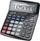 Kalkulator desktop financiar Olympia 2504 TCSM, 12 shifra, energji diellore dhe bateri, i zi