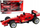 Lodër makinë garuese Racing Car, shkallë 1:12, me zëra gare, e kuqe