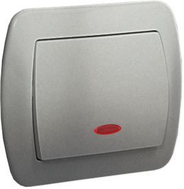 Ndërprerës drite Kontakt-Simon (AW1L / 26), i hirtë