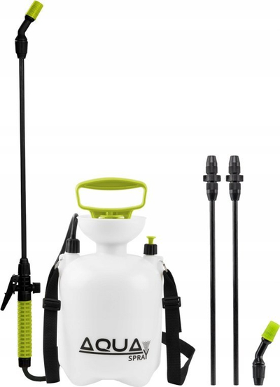 Pompë me presion Aqua Spray Lime, 3L, hinkë e gjerë, jeshile