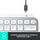 Mini tastierë Logitech MX Keys, US, e hirtë