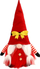 Figurinë dekorative Saska Christmas Santa Gnome, 40cm, me fjongo të artë