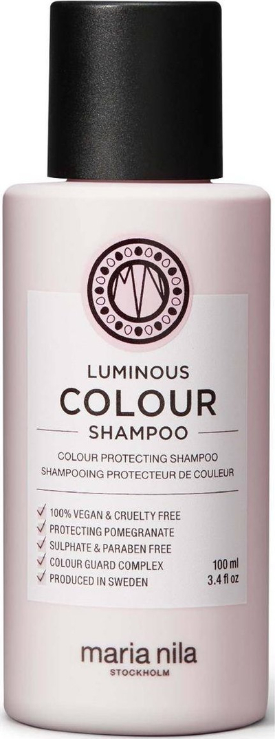 Shampo për flokë të lyer Maria Nila Luminous Colour, 100ml