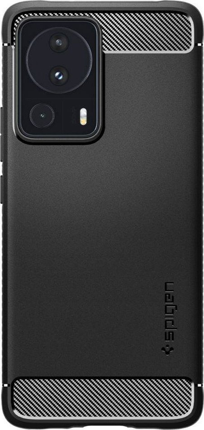 Mbulesë telefoni Spigen Rugged Armor për Xiaomi 13 Lite, TPU, që s’i prishen lehtë nga goditjet, e zezë matte