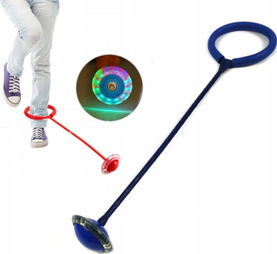 Lodër kërcimi me LED 824725, për këmbë, plastike, shumëngjyrëshe
