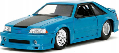 Maket makine Jada Toys Fast &amp; Furious 1989 Ford Mustang GT, metal, shkalla 1:24