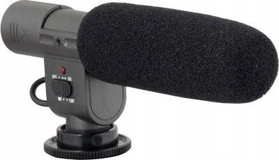 Mikrofon për kamera JJC Mic-1, electret condenser, kardioid, i zi
