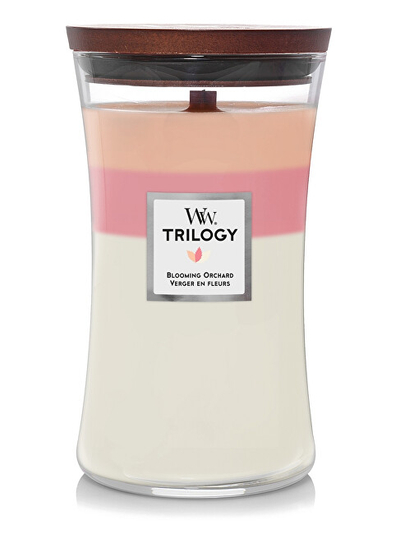 Qiri aromatik WoodWick Trilogy Blooming Orchard, 609.5 g