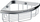 Shportë qoshe për banjo Hansgrohe Logis Universal, për mur, inox, krom