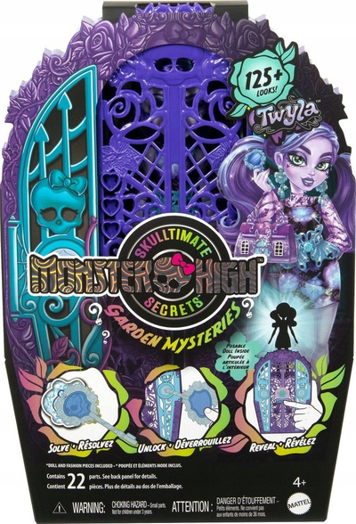 Kukull Monster High Twyla Skulltimate Secrets, me aksesorë, shumëngjyrëshe