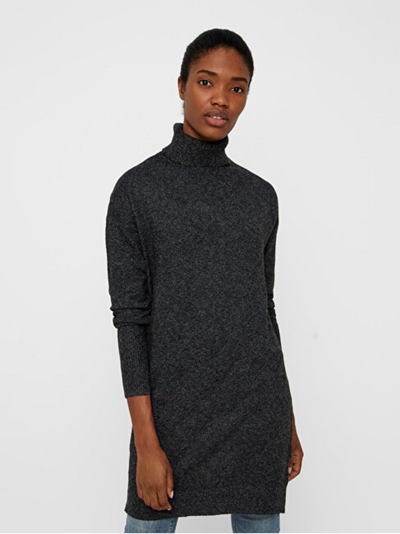 Фустан Vero Moda VMBRILLIANT 10199744 Црн МЕЛАНЖ