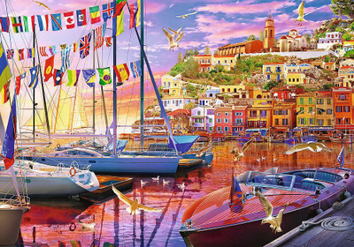 Puzzle Trefl Summer Evening, 1000 copa, Unlimited Fit