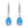 Vathë për femra Brilio Silver, të argjendtë/kaltër