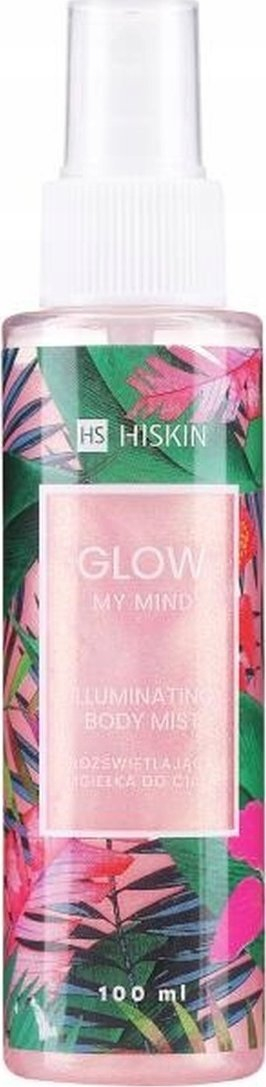Спреј за тело Hiskin Glow My Mind, осветлувачки ефект, 100ml, розов