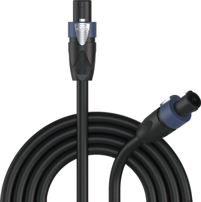 Kabllo për foltore Procab PRA504, 5m, 4 x 2.5mm², e zezë