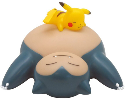Figurë ndriçuese Teknofun Pokemon Snorlax dhe Pikachu, 25 cm, LED, shumëngjyrëshe