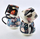 Filxhan porcelani Affek Design SWAN, 400ml, me dorezë, shumëngjyrësh