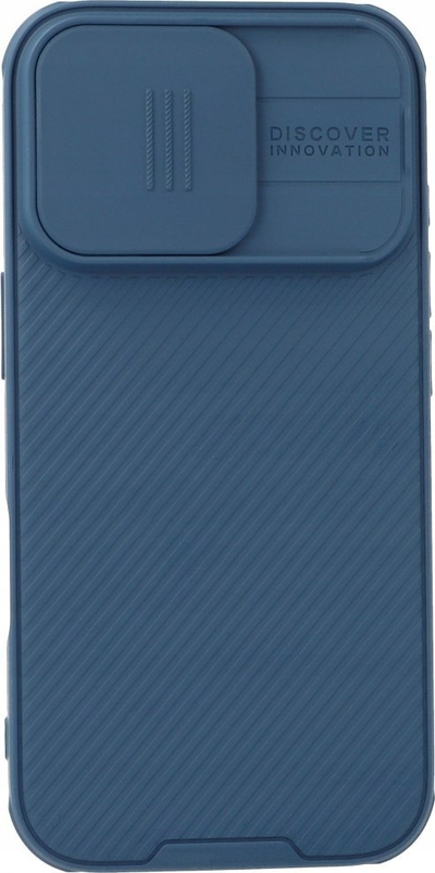 Mbulesë telefoni Nillkin CamShield Pro për iPhone 16 Pro, me mbrojtje kamere, blu