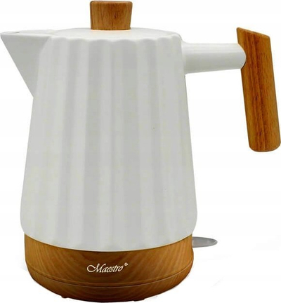 Çajnik elektrik Maestro MR-075, 2L, qeramik, i bardhë