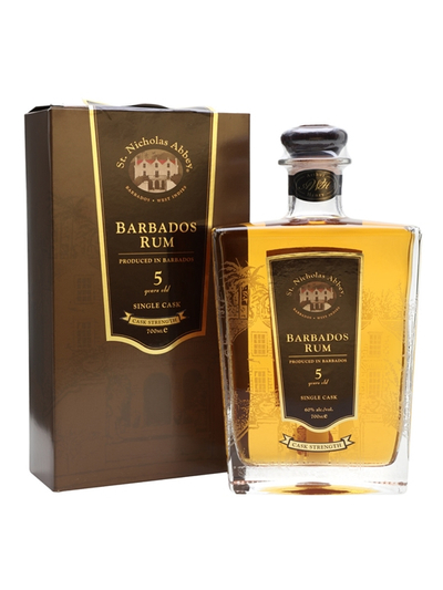 Rum St Nicholas Abbey 5 Year Old Cask Strength, 60%, 700ml, i artë
