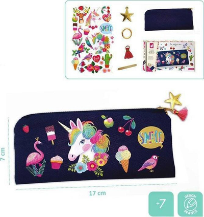Penar për zbukurim Janod Atelier MIDI, 17 cm, njëbrirësh, blu e errët