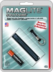 Dritë portabël Maglite Solitaire, 1x AAA, alumini, e zezë
