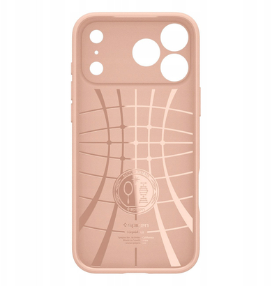 Mbulesë telefoni Spigen Liquid Air për iPhone 17 Pro Max, kundër rrëshqitjes, rozë Titanium