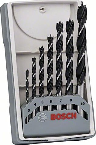Set shpues për dru Bosch Robust Line, 7 copë