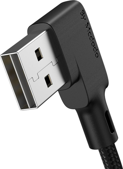 Kabllo USB Mcdodo MDD50, USB A në Lightning, 1.8 m, e zezë