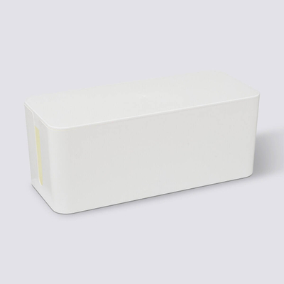 Kuti për rregullim kabllosh 5FIVE Cable Cover Box, 32 x 14 x 12.5 cm, plastike, e bardhë