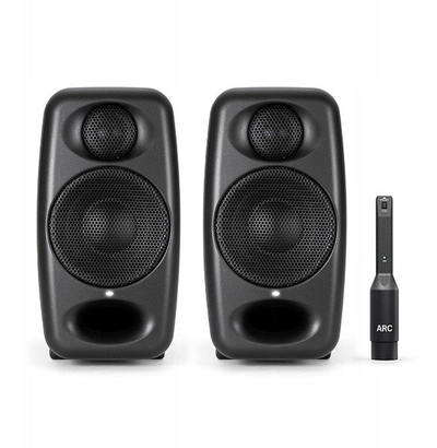 Студио монитори IK Multimedia iLoud Micro Monitor IP-ILOUD-MMPRO2X, компактни, стерео сет, црни