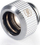Lidhëse për tuba të fortë Bitspower Touchaqua, 12mm, set 2 copë, argjend