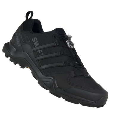 Këpucë hiking Adidas Terrex Swift R2, të lehta, taban me kapje, ngjyrë e zezë